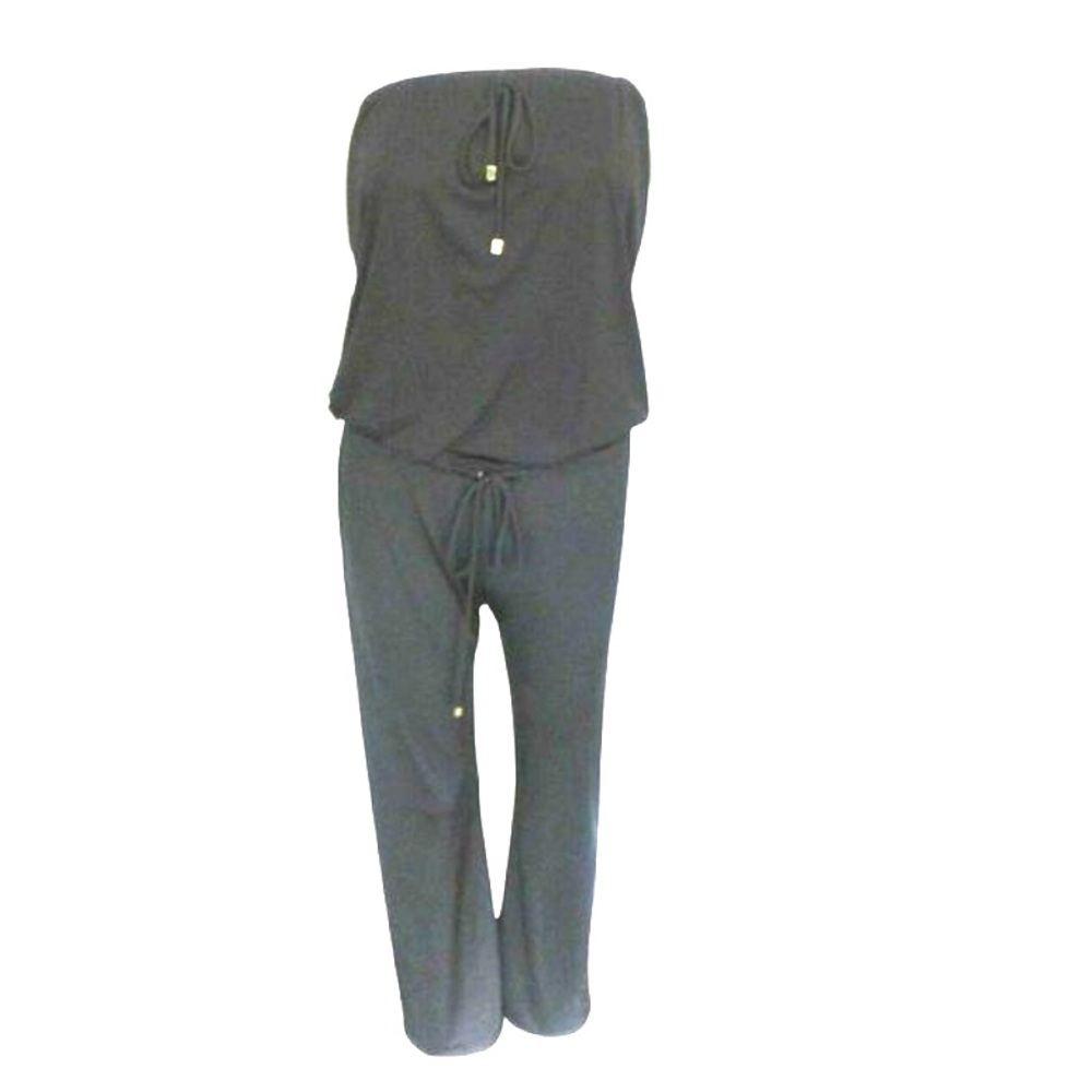 Alexis Black Strapless Jumpsuit